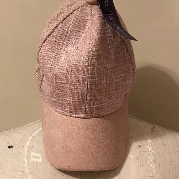 NEW David & Young Light Pink Adjustable Fashion Baseball Cap O/S - Picture 4 of 15